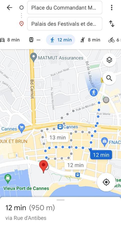Studio En Plein Centre Ville De Cannes Zewnętrze zdjęcie